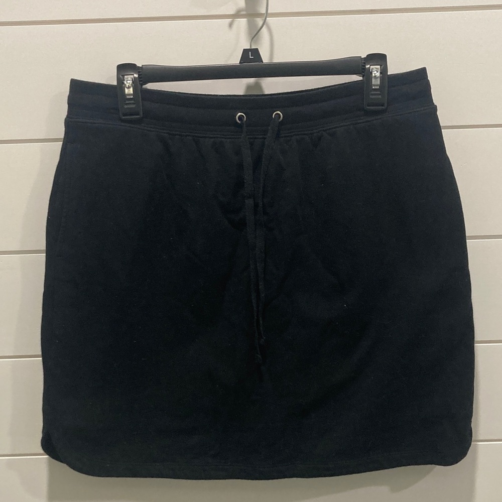 Karen Scott Black Tennis Skirt